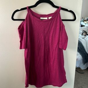 Anthropologie Off the Shoulder Tee